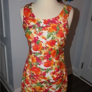 Forever 21 floral sheath style dress